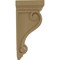 Ekena Millwork 6"W x 7 1/2"D x 16"H Devon Traditional Wood Corbel, Rubberwood CORW06X08X16DERW - alternate 2
